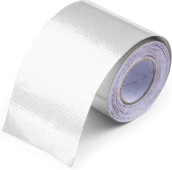 Nixnix® - Hittewerende tape Zilver - Reflecterend - 5cm x 5m Tot 450°C