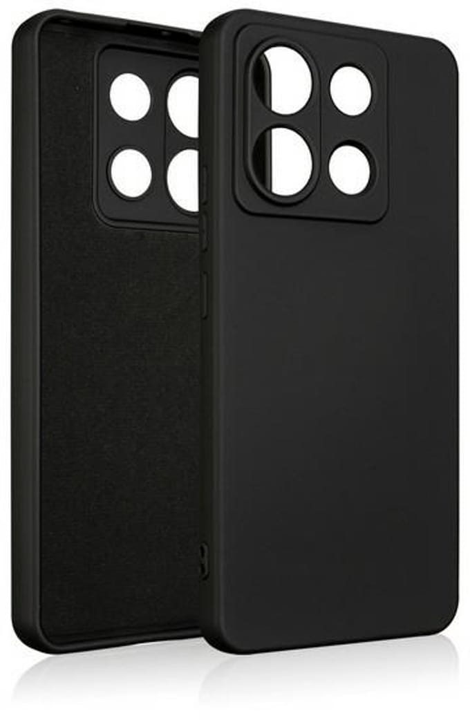 Beline Silicone - Hoesje voor Poco X6 - Zwart - Siliconen