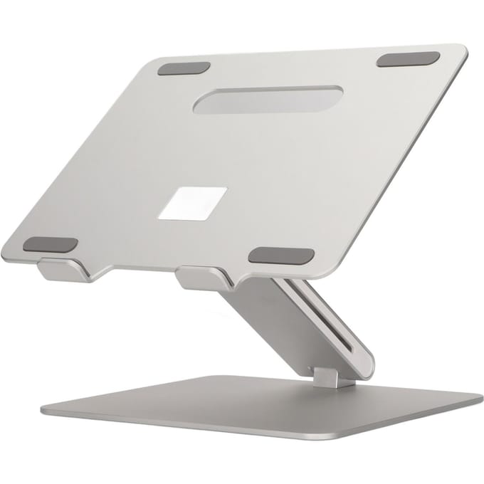 Support pour ordinateur portable, angle réglable, résistant à l'abrasion, design suspendu, compatible avec plusieurs tailles de tablettes white