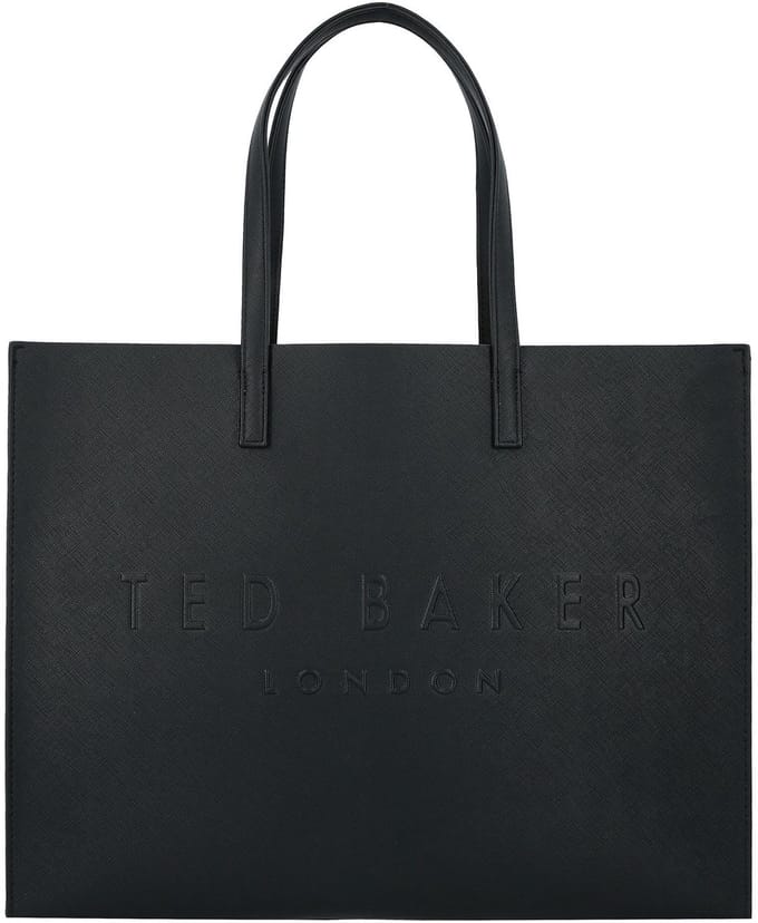 Ted Baker schoudertas Sukicon Crosshatch East West Icon Bag Black zwart