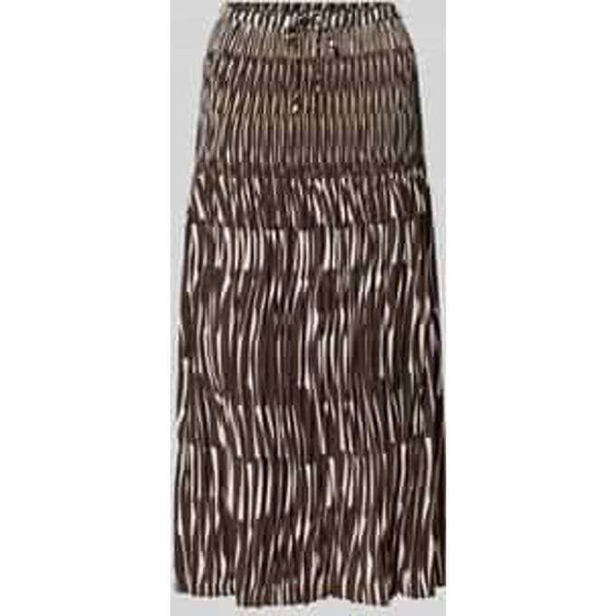 Midirok in plooienlook model 'Ribane'