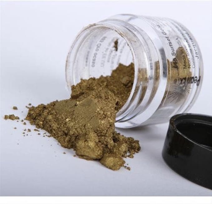 Jacquard pigment poeder Deep Gold 3 gr - creatief knutselen.