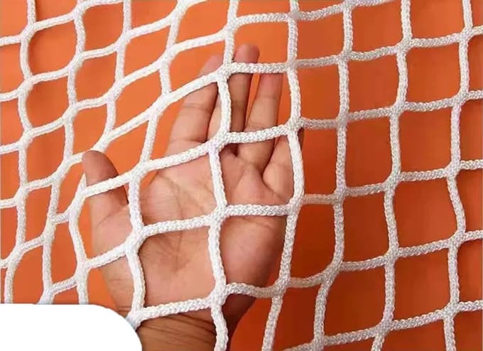 Veiligheidsnet Balkon - Kinderbeveiliging Net - Huis Beveiligen - Knooploze Weeftechniek - 1.5M x 7M - Wit