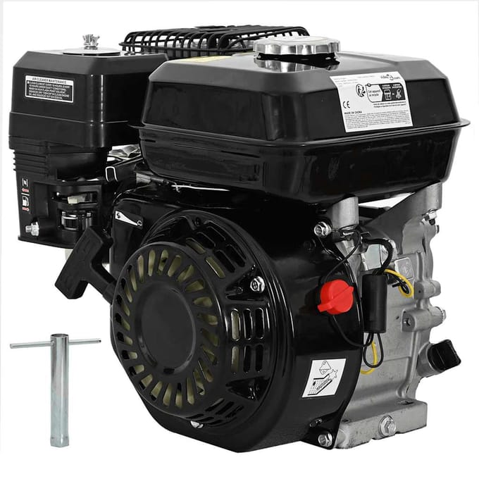 vidaXL - Benzinemotor - 6,5 - PK - 4,8 - kW - zwart