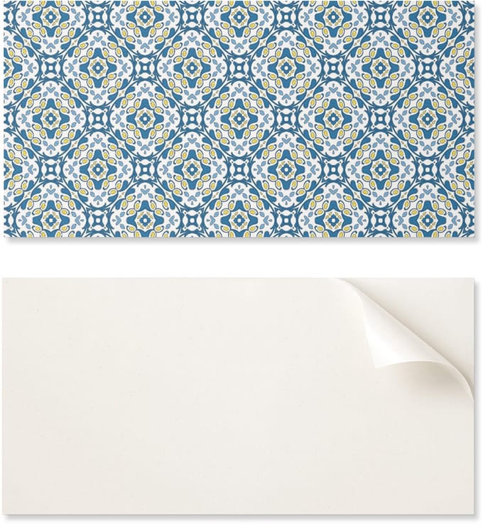Zelfklevend vinyl wandpaneel 120x60 cm met geometrisch patroon
