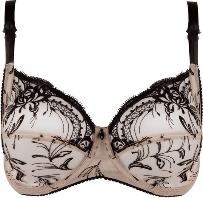 Lise Charmel - Beugel BH -Follement Sexy - nude/ zwart - BCH6145 - 90E / FR 105E