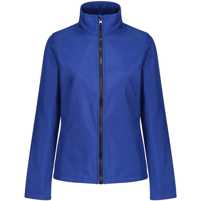 Regatta Opvallende Dames/dames Ablaze Afdrukbaar Soft Shell-jasje (Koningsblauw/zwart)