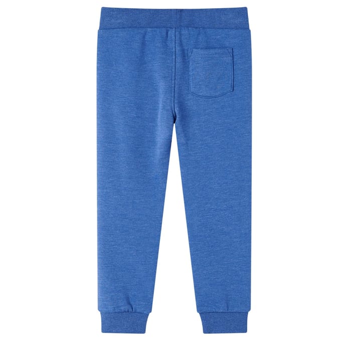 vidaXL Kinderjoggingbroek 104 gemêleerd blauw