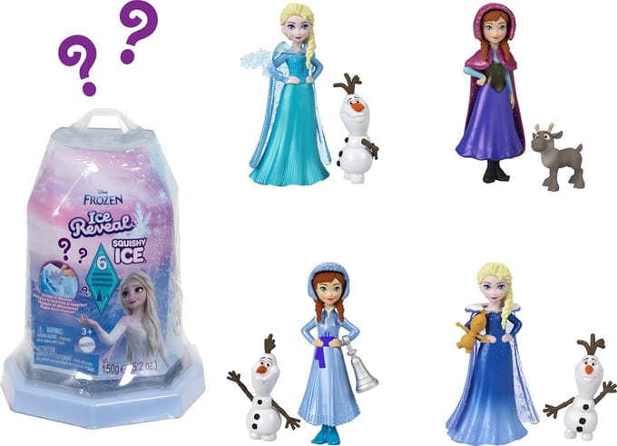 Disney Frozen Ice Reveal met 6 verrassingen en mini figuurtje - Squishy - 9 cm groot
