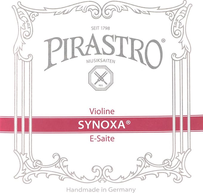 Pirastro P310421 violin string E-1 medium, ball end, silvery steel