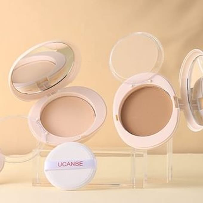 UCANBE  - Flawless Oil-Control Matte Powder Pact - 3 Shades 03# Natural - 10g