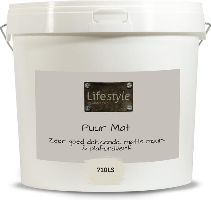 Lifestyle Essentials Puur mat | 710LS | 5 liter | Goed dekkende muurverf