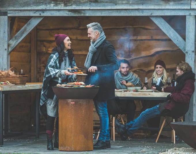 Artola - fiQ Barbecue M - Cortenstaal - Bruin