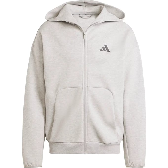 Adidas Future Icons Small Logo Sweatshirt Met Rits Grijs S / Regular Man