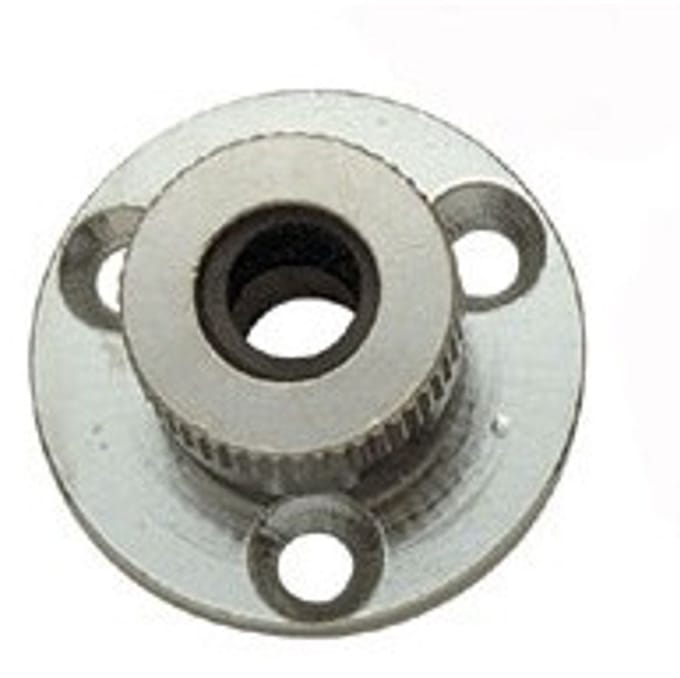 Kabelwartel waterdicht verchroomd messing Ø 8 mm
