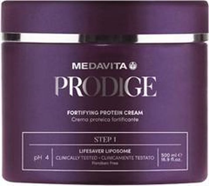 Medavita Prodige Fortifying Protein Cream Crème Step 1