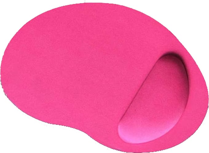 Ulanax® | Muismat - Traagschuim - Pols - Ondersteuning - Roze |