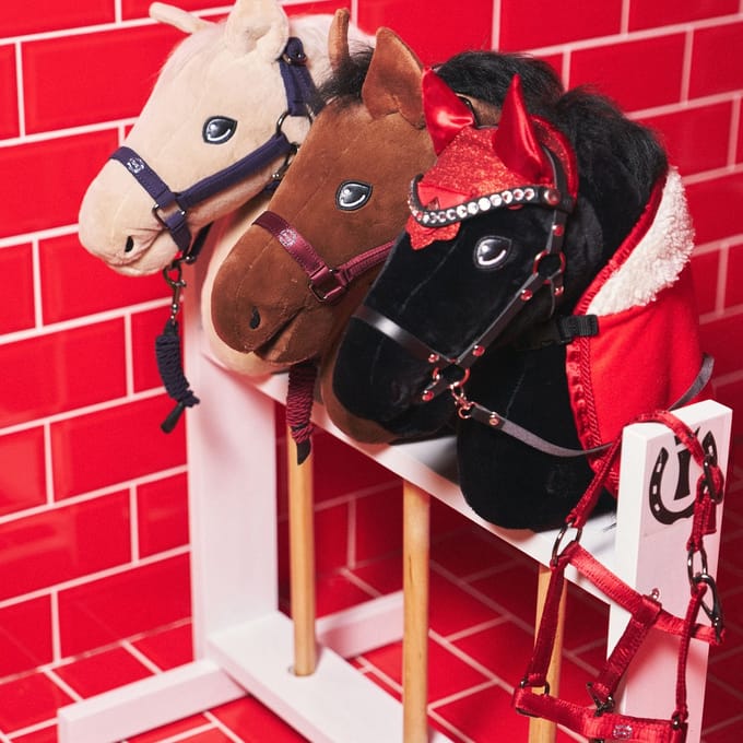 Relaxpets - Hobby Horse - Stal - Hout - Wit - Eikenhout