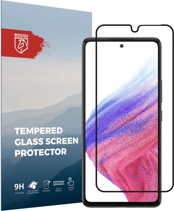 Rosso 9H Tempered Glass Geschikt voor Samsung Galaxy A53 | iPhone 13 (Pro) | Case Friendly | Gehard Bescherm Glas