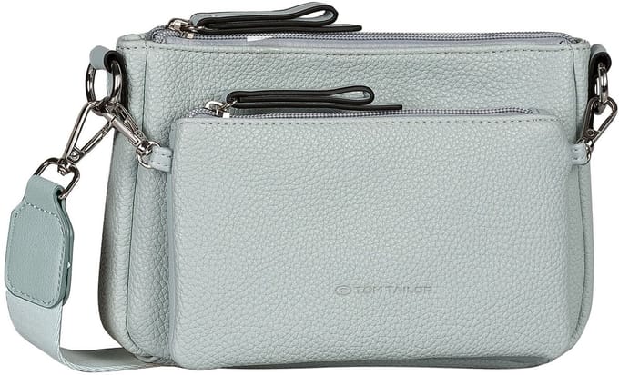 TOM TAILOR schoudertas Jamila Crossbody Bag Light Blue Lichtblauw