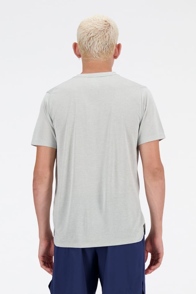 New Balance Rc Essential T-shirt Athletic Grey Größe: XL | Basic T-Shirts Outlet | Herren | Grau