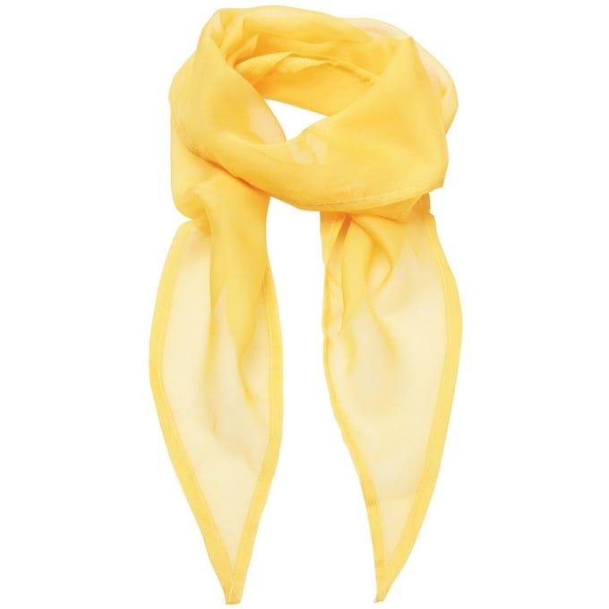 Premier Dames/Dames Chiffon Sjaal (Zonnebloem)