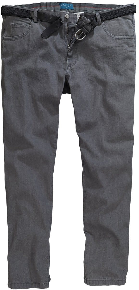 Boston Park - Heren - Jeans swing pockets - Grijs denim - Maat 68