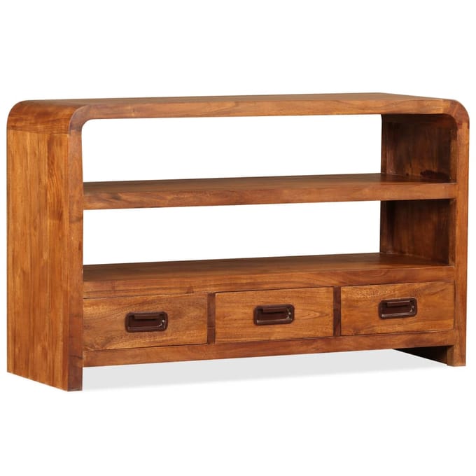 vidaXL - Tv-meubel - 90x30x55 - cm - massief - acaciahout