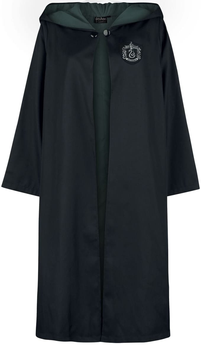 Harry Potter Cape - Slytherin - S-M tot XXL-3XL - zwart