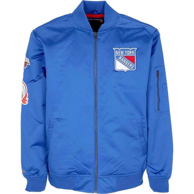 Herenbomberjack NHL lichtgewicht satijnen bomber Neyran blauw