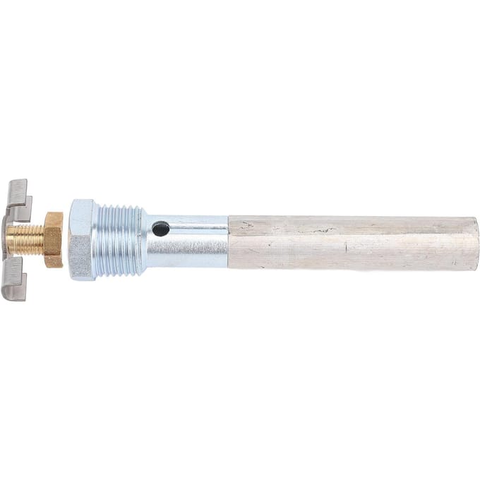 Tige d'anode de chauffe-eau de VR avec vanne de vidange 4,5 X 1 2in NPT Conception de vidange rapide Remplacement des tiges d'anode pour chauffe-eau Atwood white