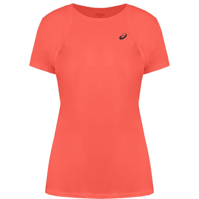 Asics Logo Dames Oranje T-Shirt