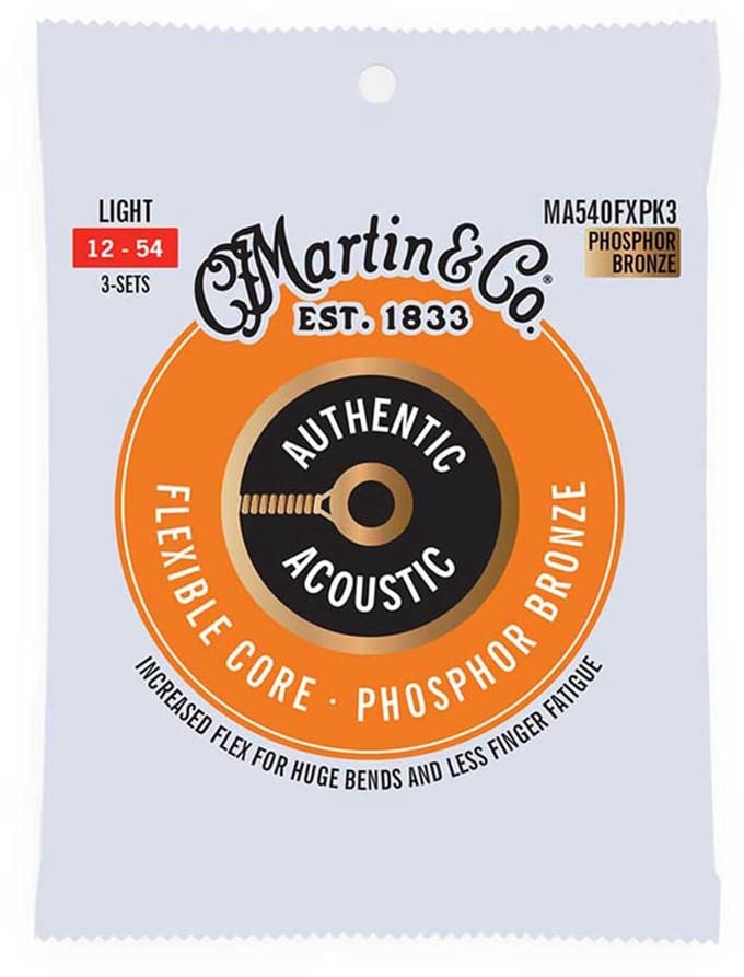 snarenset akoestische gitaar - MA540FXPK3 - 3-pack - 92/8 phosphor bronze 12-54 light