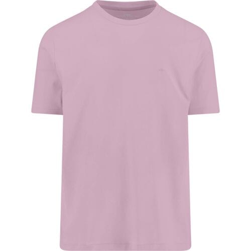 Fynch-Hatton T-Shirt Sanforized Cotton Crew Neck Magnolia / male