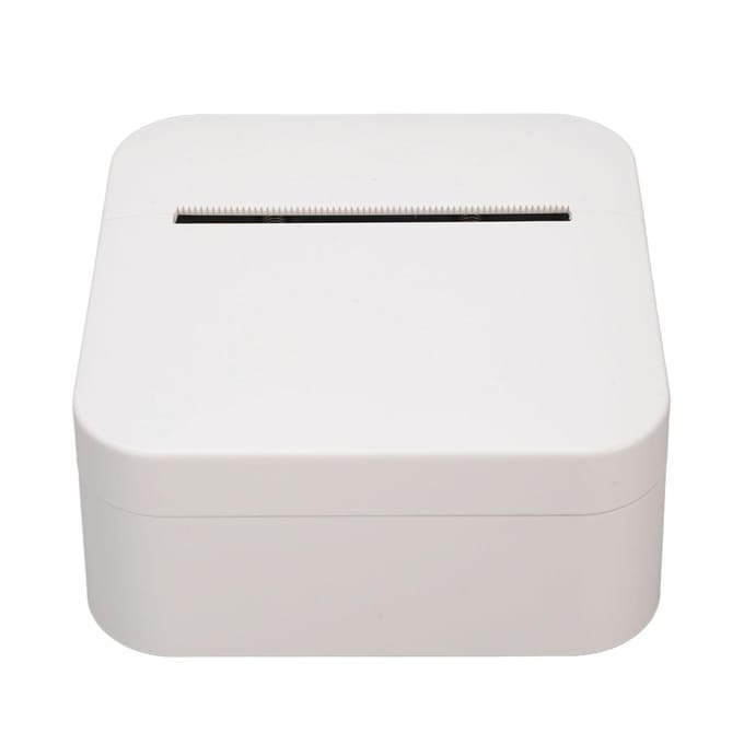 Mini Thermische Stickerprinter Bluetooth Draagbaar Zakformaat voor Label Journal Memo Notities Foto Studie white