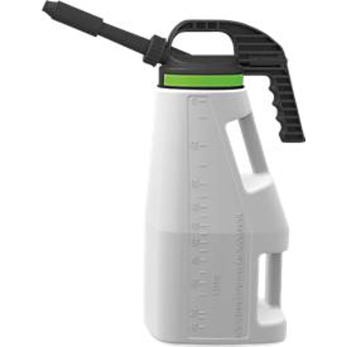 Afvulkan, polyetheen, met uitloop kort/lang, 10 l volume