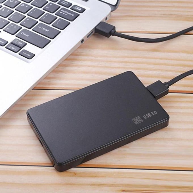 2,5 Inch Sata HDD SSD naar USB 3.0 Behuizing Adapter 5Gbps Harde Schijf Behuizing Doos Ondersteuning 2TB HDD USB3.0 gray