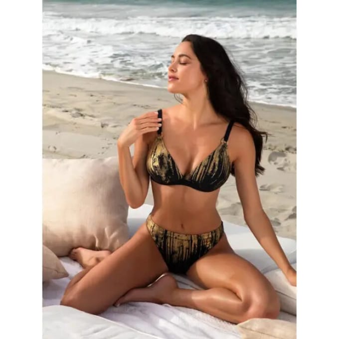 Lise Charmel bikini soutien- gorge triangle en slip Zwart FR 90C (EU 75C)