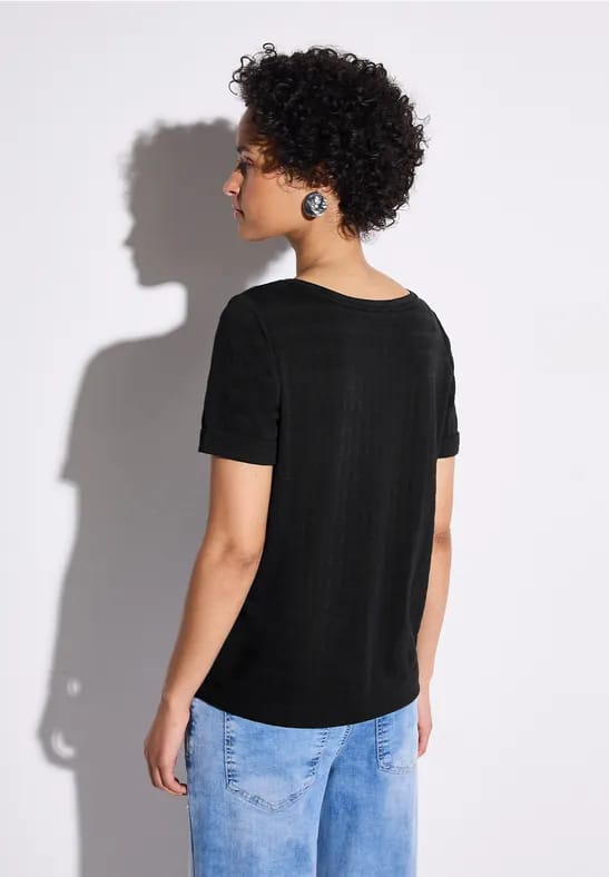 Shirt met structuur