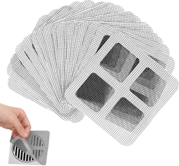 Dailygoods- Haarzeef 20 Stuks - Afvoerzeef 10 x 10 cm - Haarvanger