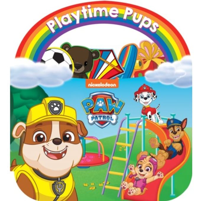 Paw Patrol Playtime Pups: A Carry-Along Board Book - Paw Patrol