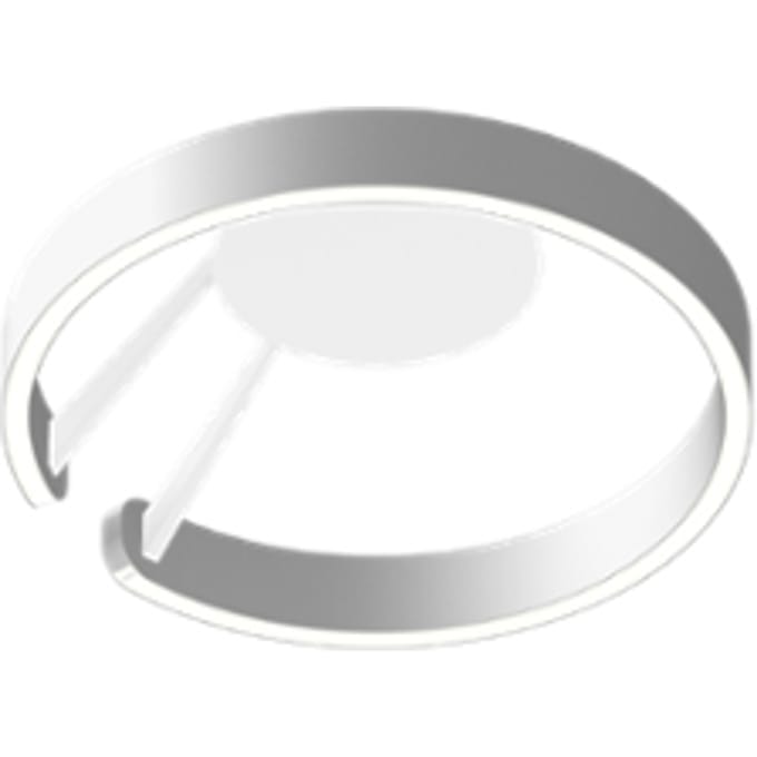 Occhio Mito Aura 40 Plafond-/Wandlamp - zilver mat - narrow