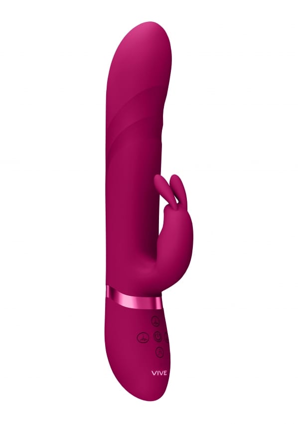VIVE by Shots - Nari - Vibrating and Rotating Beads, G-Spot Rabbit - Pink