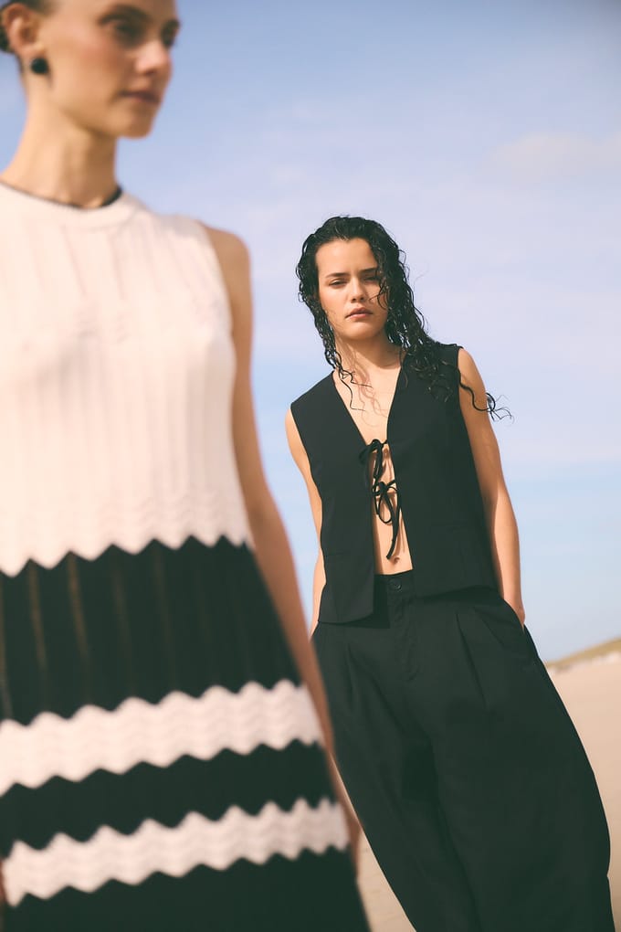 Villa vest technical jersey | Black - Black / S