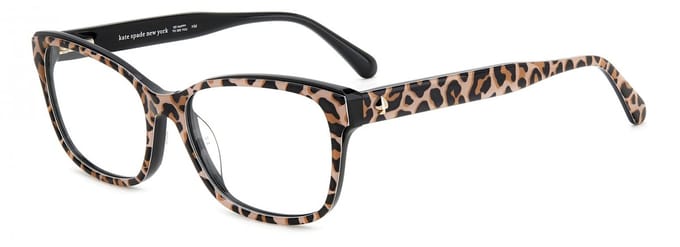 Kate Spade CRISHELL Black leopard 52/16/140 WOMAN Brilmonturen