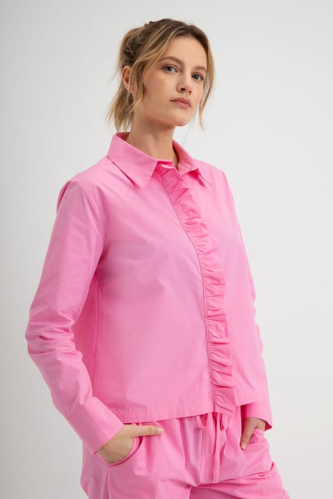 Josephine & Co Dylan Blouse Bubblegum Maat: 42 | Blouses Outlet | Dames | Roze