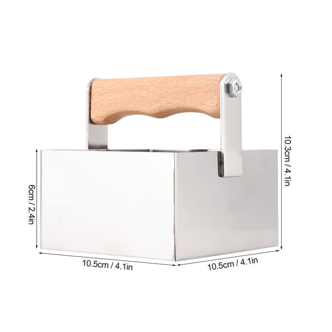 10,5x10,5x10,3cm Roestvrij Staal Honing Snijder Snijgereedschap Bijenhouderij Gereedschap Accessoires gray