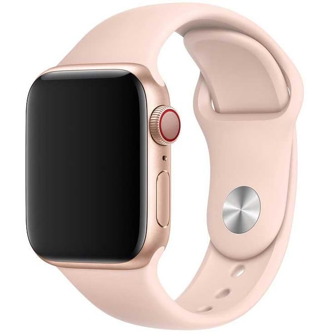 2+1 | Apple Watch Bandje - Siliconen - Pink Sand