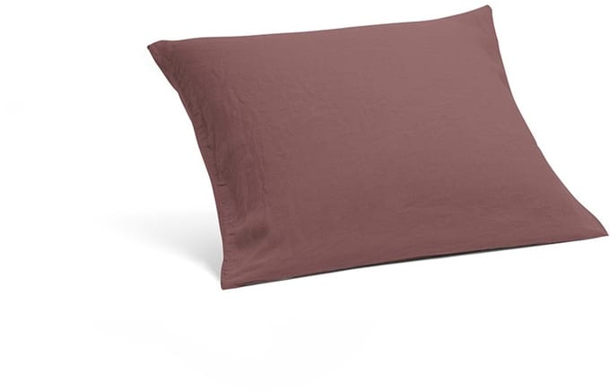 Yumeko kussensloop hennep/katoen deep raspberry 60x70 - Biologisch & ecologisch - 1 stuk