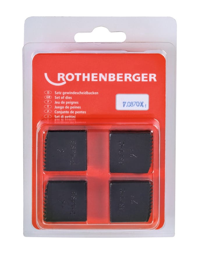 ROTHENBERGER 4x SC Snijbekken BSPT R 2" - 070870X